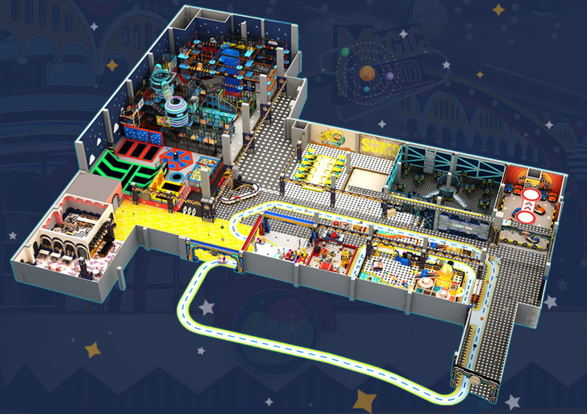 是由奇樂(lè)集團(tuán)精心設(shè)計(jì)打造大型室內(nèi)兒童游樂(lè)場(chǎng)